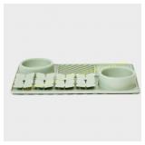 Slow Lick Dog Feeding Mat - Sage Green