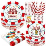 BOIKOKY Carnival Birthday Party Decorations, 120Pc
