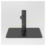 25lb Steel Patio Table Umbrella Base - Black