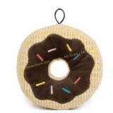 TrustyPup Chocolate Donut Durable Plush Dog Toy