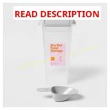 up&up  Pet Food Storage w/ Scoop - 8lbs (No Lid)