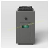 1lb Rectangular Fire Pit Gray - Essentials