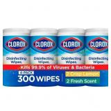 Clorox 75-Count Disinfecting Wipes 4-Pack