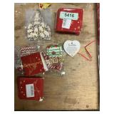 Assorted Ornaments: Gingerbread, Dogs, Love