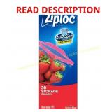 Ziploc 1 gal Clear Food Storage Bag 38 pk