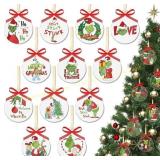 4 Ct. Tetor Grinch Christmas Ornaments (12pk)