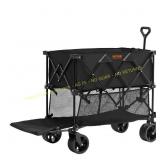 VEVOR 5.89-cu ft Cast Iron Folding Yard Cart
