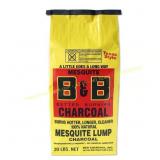 B&B Mesquite Lump Charcoal 20 lb