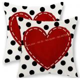 GOLIANDA 20x20in. Valentines Day Pillow Covers