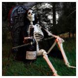 35" Posable Halloween Skeleton Sizonjoy