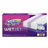 Swiffer WetJet 5.4 in. Mop Refill Pad 15 pk