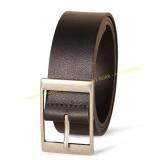 Amazon Essentials Cintura in Pelle Uomo, Nero Sz 3