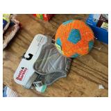 Dog Harness (M) & Ball