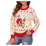 Size M Bindefon Christmas Pullover Sweater