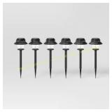 6pk Solar LED Path Lights - Threshold