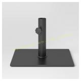 25lb Steel Patio Table Umbrella Base - Black