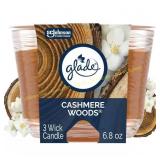 2ct 6.8 oz. Cashmere Woods Scented Candle