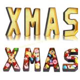 yiilead 4 PCS 14.2" Xmas Charcuterie Board Tray