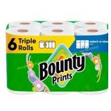 Bounty Printed Select-A-Size Towels - 6 Rolls