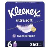Kleenex Ultra Soft 3-Ply Tissue - 6pk/360ct