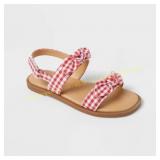 Cat and Jack Toddler Lillie Gingham/Daisy Sandals