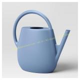 1gal Plastic Watering Can Quilt Blue - Durable