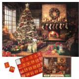 Aviski Christmas Advent Jigsaw, 1000pcs, Pets