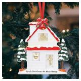 HERZOME First Christmas in New Home Ornament