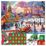 Partylamb Advent Xmas Calendar Puzzle, 1000-Piece