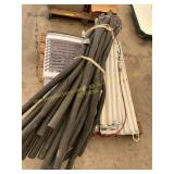 Floresent lights, pipe insulation, air cooler