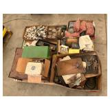 Clip boards, rubber bands, hooks