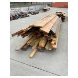 Pallet of assorted construction lumber