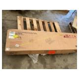 Box 2 of 2 twin headboard with shelves