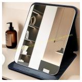 WIYIXI Travel Makeup Mirror, Adjustable Stand, 6.1