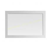 Gigi 36x24 White Framed Bathroom Mirror