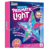 2 Ct. Klever Kits 3D Light Art Puzzle, Star Panels