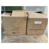 2 ct. ceiling light fixtures