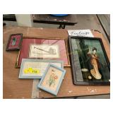 Assorted wall hangings/pictures