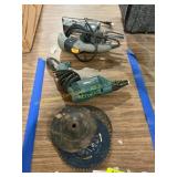 Sander, drill, saw blades