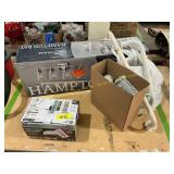 Vanity light, flood light, grip bars