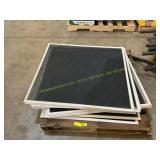 12 ct. 36 in x 39 in window screens
