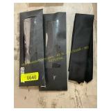 3 Ct. Burlet Black Neck Ties