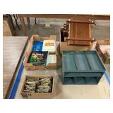 Solar books, organizer, walnut flower presses