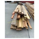 Pallet of assorted construction lumber