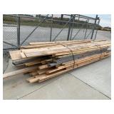 Pallet of assorted construction lumber