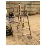 6 ft wooden ladder