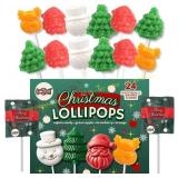 Sweetzo Xmas Lollipops, Reindeer, Snowman