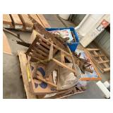 Saws, wooden rocking chair, picture, decor