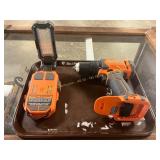 Rigid Drill + Light, No Bateries