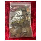 150ct 1950 s Wheat Pennies